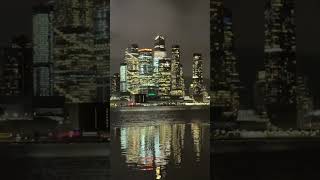 waterfront manhattanskyline weehawken westnewyork hoboken explore travel nightsky [upl. by Ohl]