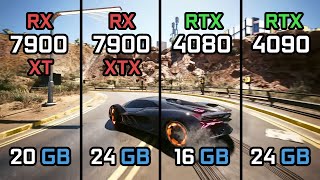 RX 7900 XT vs RX 7900 XTX vs RTX 4080 vs RTX 4090  Best Gaming GPU [upl. by Teryn488]