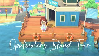 ISLAND TOUR  ONE YEAR UPDATE Animal Crossing New Horizons  Opalwaters Day130 [upl. by Mharg]