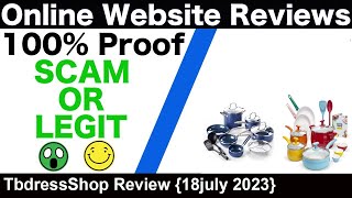 Tbdress shop Reviews 18th July 2023 😱 100 Proof  ❎ Is Tbdress shop SCAM or LEGIT ✅ 🤔 [upl. by Rosalind]