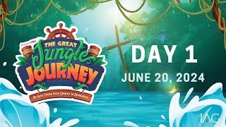 VBS DAY 1  JUNGLE JOURNEY  JUNE 20 2024  IAG [upl. by Llehcram]