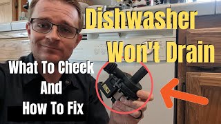 How To Replace A Dishwasher Drain Pump [upl. by Lower808]