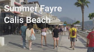 Summer Fayre on Calis Beach Turkey 2022 looks like it will be a great year Party mood Calis beach [upl. by Blossom]