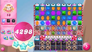 Candy Crush Saga Level 4298 NO BOOSTERS  3 Sugar Stars 🌟🌟🌟 [upl. by Minetta534]