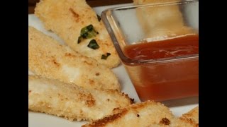 Leckere Mozzarella Sticks einfach selber machen [upl. by Enaamuj]