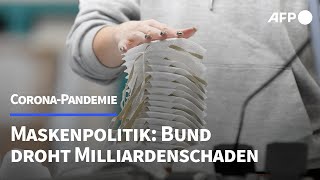 CoronaPandemie Bund droht Milliardenschaden durch Klagen von Maskenlieferanten  AFP [upl. by Garlaand903]