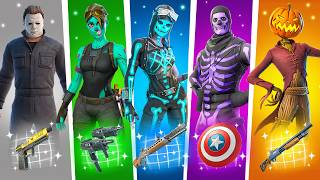 The RANDOM Halloween SKIN Challenge [upl. by Laurens]