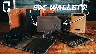 Best Leather EDC Wallets  MUST HAVE EDC Wallets [upl. by Dulcea]