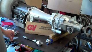 Part 2 Gear Vendors install on Ford C4 transmission for 67 Mustang [upl. by Yenattirb]