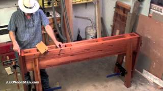 1 of 34 How To Build A Roubo Work Bench AskWoodMan Style [upl. by Mairem474]