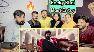 Reaction on ROCKY BHAI MEETS RAMIKA SEN  KGF CHAPTER 2 JIMMY CARTER SCENE [upl. by Monro]