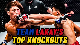 Team Lakays CRAZIEST KNOCKOUTS In ONE Championship 🇵🇭👊 [upl. by Seabury]