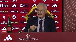 Roma Ranieri quotSolo per Roma o Cagliari potevo tornare Totti Potrebbe aiutarci Su De Rossiquot [upl. by Mikal]