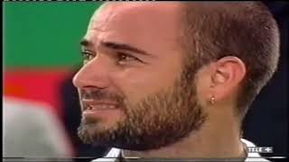 Compaq Grand Slam Cup 1998 SF Agassi vs Kucera 12 [upl. by Hanikahs]