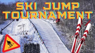 98TH ANNUAL SNOWFLAKE SKI JUMP TOURNAMENT  Westby Wisconsin 2021 [upl. by Alberta]