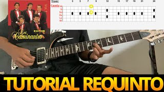 Los Caminantes Dos Cartas y Una Flor TUTORIAL GUITARRA [upl. by Marcel702]