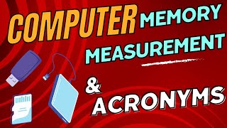 Units of Computer Memory Measurements  Byte KiloByte MegaByte GigaByte TeraByte PetaBte etc [upl. by Tahpos]