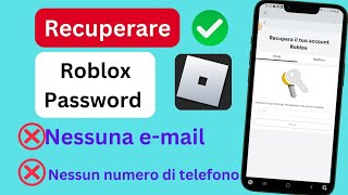 come reimpostare la password Roblox senza email o telefono [upl. by Ralyat]