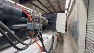 400 ton Milacron plastic injection molding machine demo 2 [upl. by Currie]