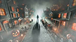 Spooky Halloween Village POV  Miniature Haunted Town Walkthrough in Thick Fog ASMR [upl. by Anid]