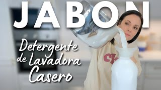 Receta de JABÓN LÍQUIDO CASERO para LAVADORA ¿Es realmente tan barato ¿Funciona [upl. by Essined213]