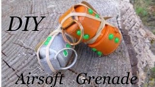 Homemade Airsoft Grenade Tutorial [upl. by Nnylacissej]