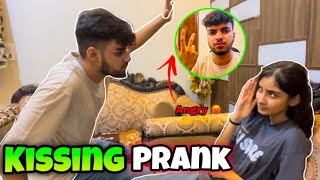 KISSING PRANK ON HIM 💋😍  Gone Extremely Wrong NamishampPrisha [upl. by Eramat591]