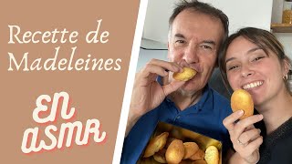 Recette de madeleines en Asmr avec Celmar [upl. by Udell]