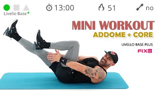 Esercizi Per Principianti Workout Veloce Per Addominali e Core [upl. by Ecinnahs]