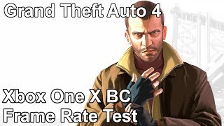 Grand Theft Auto 4 Xbox One X vs Xbox One vs Xbox 360 Backwards Compatibility Frame Rate Test [upl. by Aroved]