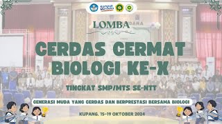 CERDAS CERMAT BIOLOGI KEX BABAK FINAL [upl. by Wilterdink]