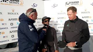 DAY 2 DEBRIEF SHOW  52 SUPER SERIES PALMAVELA SAILING WEEK [upl. by Smeaj530]