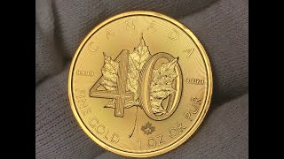 2019 40th Anniversary Gold Maple Leaf [upl. by Spring621]