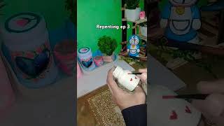 DIY bottle flower potep 35 shortvideo diy repenting series [upl. by Viccora]