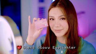 Olens Glowy Eyelighter TRY ON Glowy Brown Black  Ash grey [upl. by Gaulin]