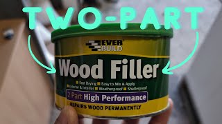 How to use two part wood filler [upl. by Odlareg]