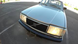 4K Review 1987 Volvo 240 Sedan Virtual TestDrive amp Walkaround [upl. by Gagne]