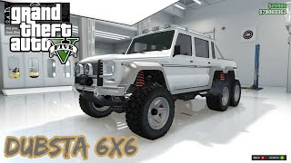 GTA 5 Online Benefactor Dubsta 6x6 Mercedes G63 6x6 Fully Customised [upl. by Sinne]