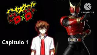 issei kamen rider kuuga capitulo 1  high school dxd x kamen rider kuuga [upl. by Novyad898]