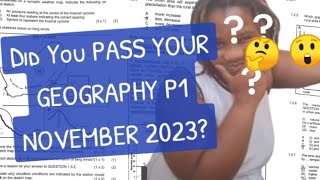 Did You PASS YOUR GEOGRAPHY P1 NOVEMBER 2023  P1 Exam 2023 REVIEW  GEOMORPHOLOGY CORRECTIONS [upl. by Tniassuot]