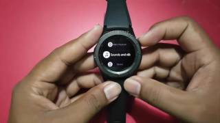 How to Turn up or down Media Volume on Samsung Gear S3 [upl. by Pavel276]