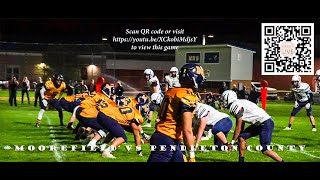 Moorefield Vs Pendleton County 2023 Varsity Football [upl. by Nilrac262]