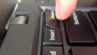 Lenovo T440s delete key feature [upl. by Seigler87]