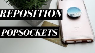 POPSOCKETS  MOVE amp REPOSITION EASILY [upl. by Mckeon]