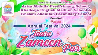 live Khadeeja English Medium School Gowalkot  PresentsAnnual Festival 2024 Day 01ccdlivd [upl. by Laddy202]