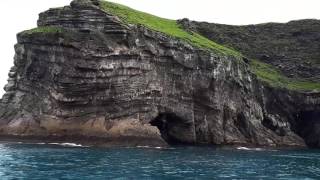 Heimaey Iceland Viking boat tour south east coast pahoehoe [upl. by Fanchon]