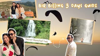 The Ultimate Bir Billing 3 Days itinerary  Secret Waterfall Trek amp Paragliding Heaven 😍⛰️ [upl. by Glyn]