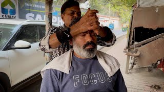 Indian street head massage  just 1 [upl. by Lehsar823]