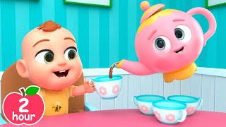 Teapot Song  Im a Little Teapot and MORE Educational Nursery Rhymes amp Kids Songs [upl. by Boaten726]