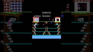 Popeye 1989  NES  Nintendo TV Video Game retrogaming [upl. by Yetnruoc744]